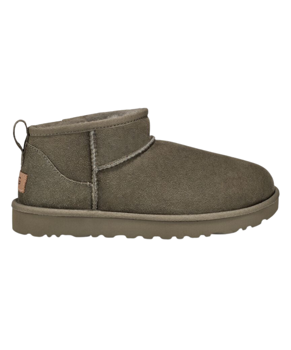 Ugg - W Classic Ultra Mini bamsestÃ¸vler  - grÃ¸n - Size (39)