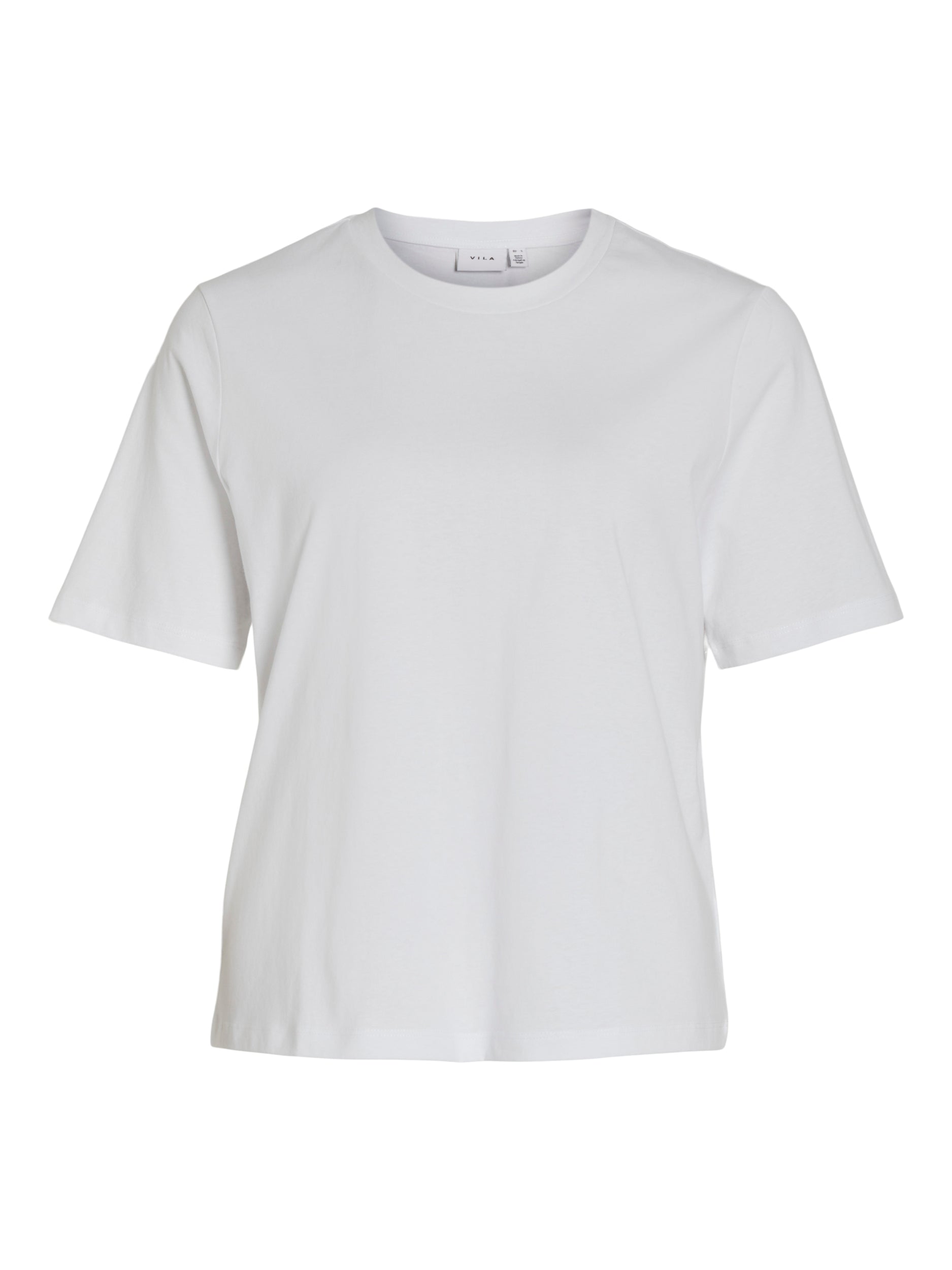 Vila - Vidarlene S/S t - hvid - Size (s)