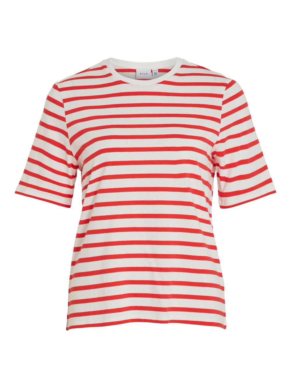 Vila - Vifreja Stripe S/S top  - mønstret - Size (s)