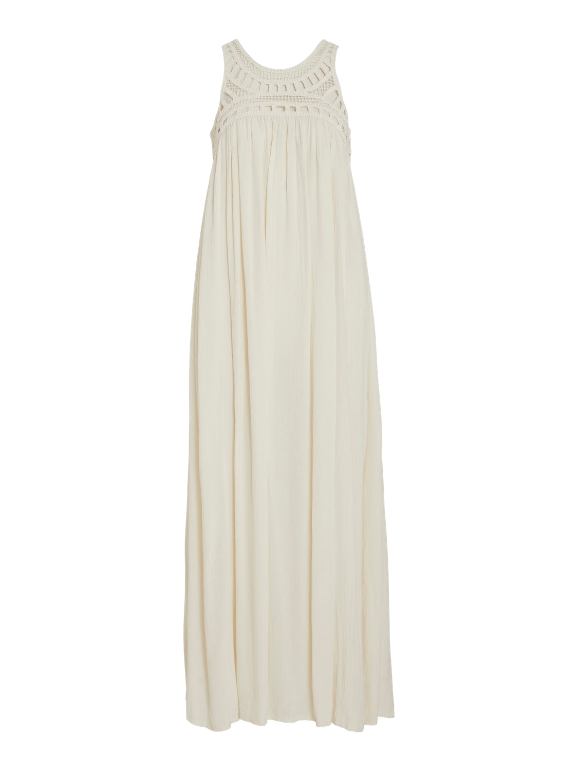 Vila - Vijunar S/L Maxi kjole  - creme - Size (34)