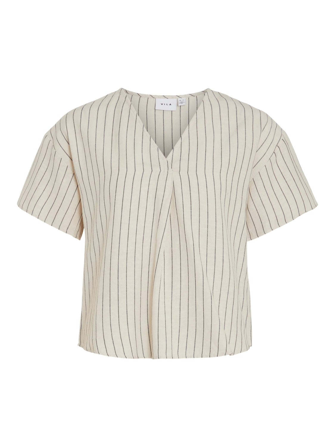 Vila - Viprisilla Striped V - creme - Size (42)