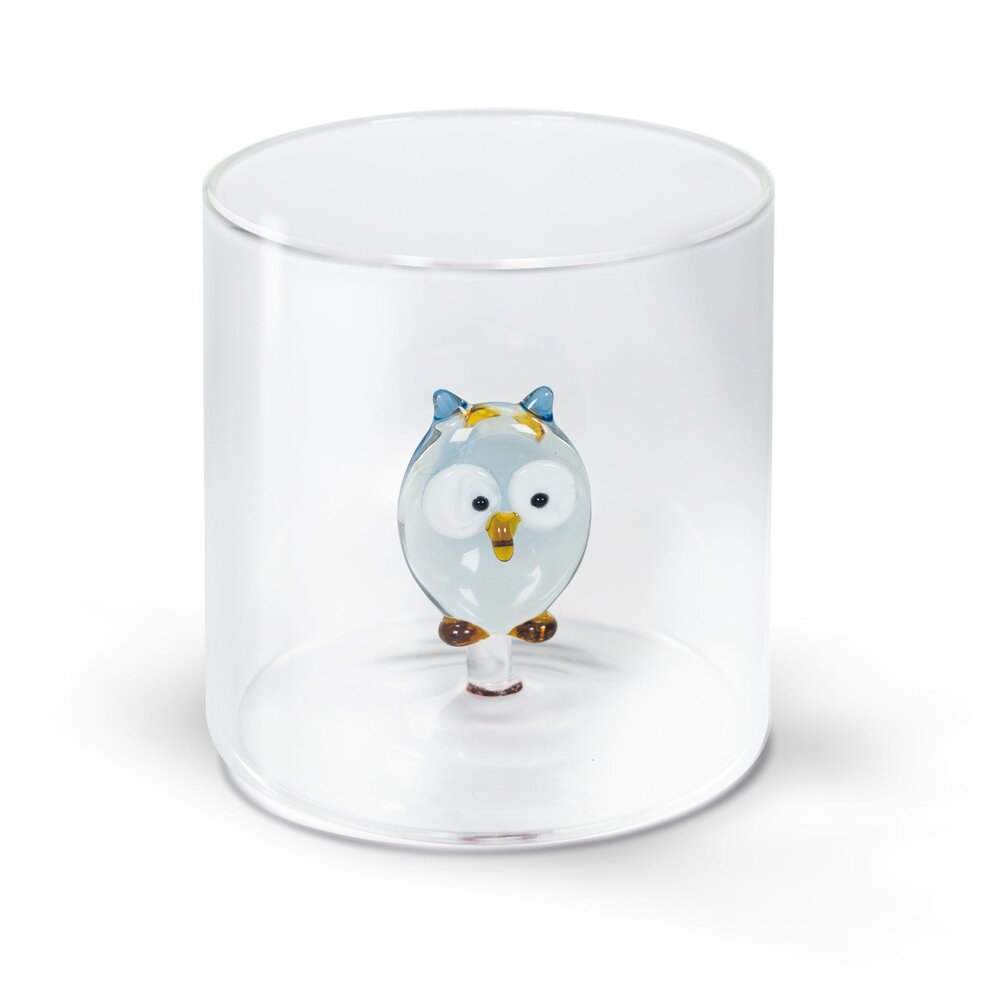 Wd Lifestyle - Borosilicate Glas, Owl - 250 ml.