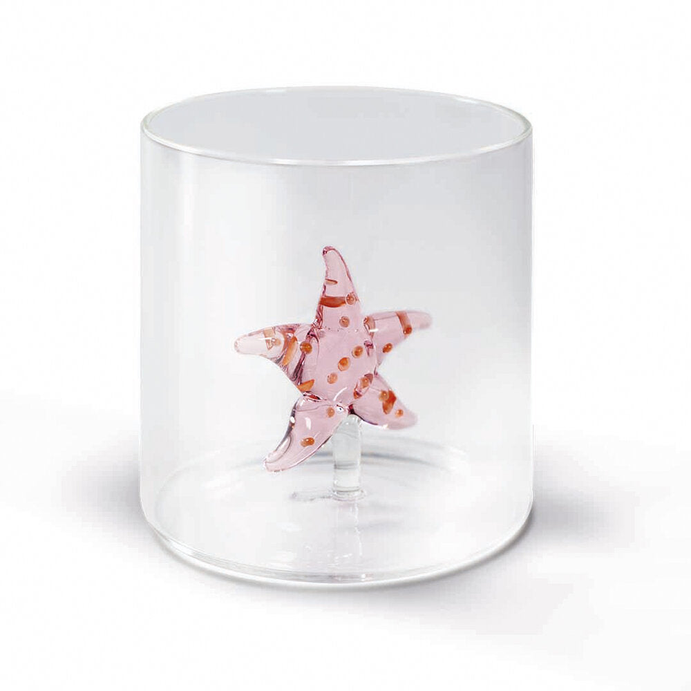 Wd Lifestyle - Borosilicate Glas, starfish - 250ml.