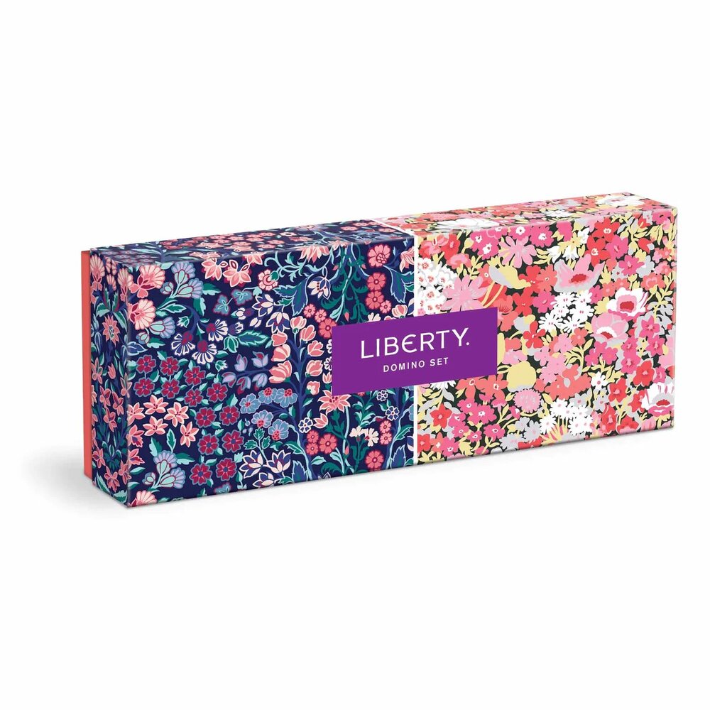 Zik Zak - Liberty Floral Wood domino